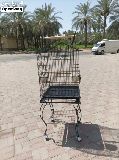 قفص اسود فخم للطيور 3