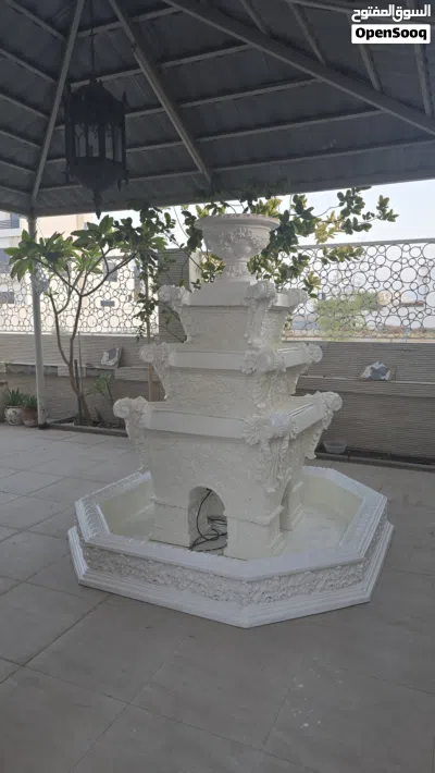 نافورة خارجية على شكل شلال 4