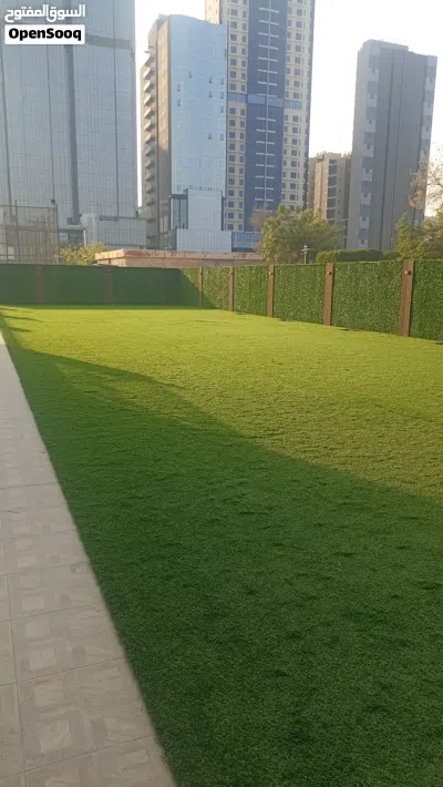 بيع تنسيق حدائق تركيب الثيل الصناعى والشبك التركى وزرع الثيل الطبيعى توريد وتركيب البلاط المتتداخل 2