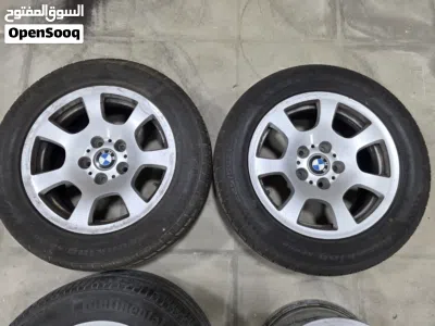 طقم جنطات بي أم BMW E60 520i قياس 16 انش 2