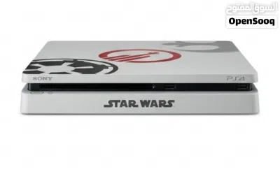 بلايستيشن 4 سلم 1 تيرابايت إصدار خاص (Star Wars) نظيف جداً مع كامل ملحقاته 2