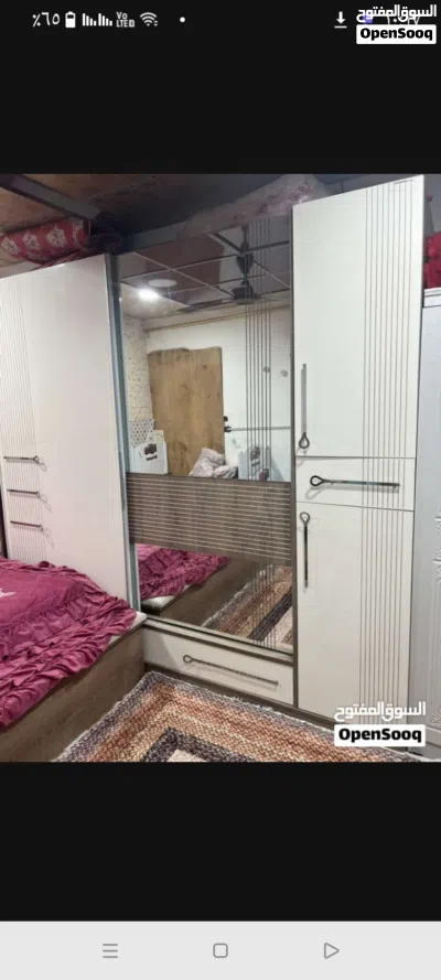 غرفه نوم للبيع نضيفه جدا تركيه تحتوي على عشر قطع سبب البيع محتاج كلش واريد ابيعهه بيع مستعجل 2