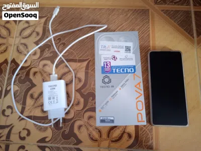 تكنو بوفا 7 4G مستعمل شهرين فقط افحص فقل الاستلام بطاريه 100 ولا نقره ضرر فقط 550 2
