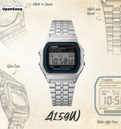 خصم خاص لفترة محدودة على ساعة Casio A158WA-1 الأصلية، السعر وباقي التفاصيل في الأسفل. 4