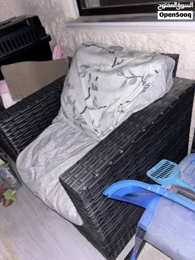 Bean bag. Ratan couches 2