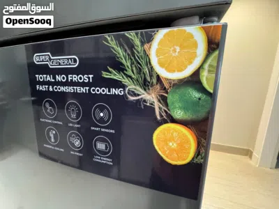 New Big Refrigerator Super General 538 Liters Double Door Auto Defrost 2 Years Warranty 4