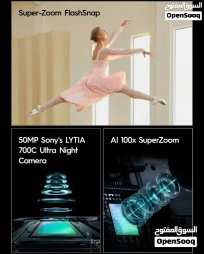 هاتف تكنو كامون 50 pro 5g مستعمل شهر فقط ومعه الكفاله والكرتونه والساعه 3