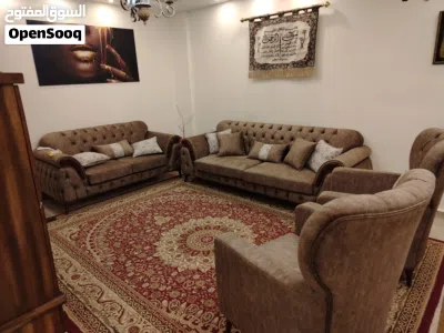 طقمين كنب خشب زان لله يبارك لصاحب النصيب 2