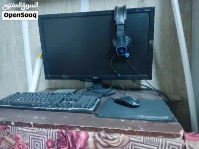 كمبيوتر ارضي للبيع نظيف او لتبديل ع ايباد ابل 3