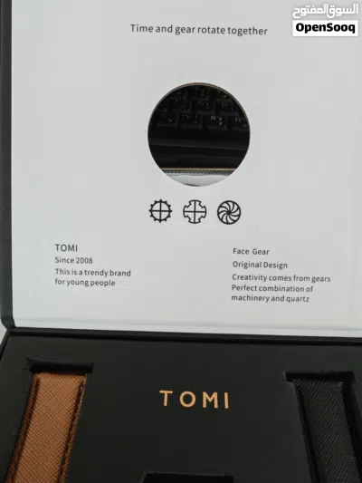 ساعة رجالي ماركة TOMI face gear جديده للبيع 3