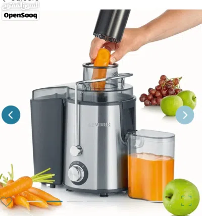 عصارة سيرفين الالمانيه Severin Juicer ES 3570 800 W Stainless steel, Black 2