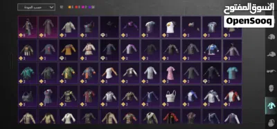 حساب ببجي للبيع level 72 بحتوي على 23 سلاح بيطور والأسد المثك وبعض اللبسات مع رقصاتهن وش شخصيات 3