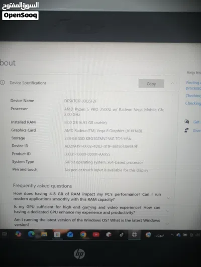 HP ProBook 645 G4 4