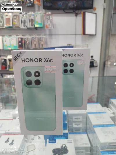 honor x6c NFC سهل استخدام 128جيجا 6رام 42 شامل توصيل 3