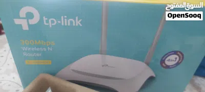 راوتر TP LINK بسرعة 300 Mbps للبيع يستعمل كموسع شبكة و راوتر 3