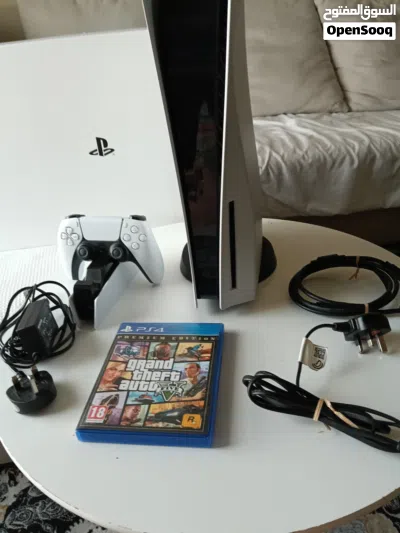 playstation 5 disc version with controller 2