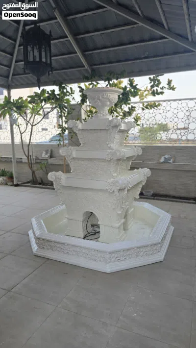 نافورة خارجية على شكل شلال 2