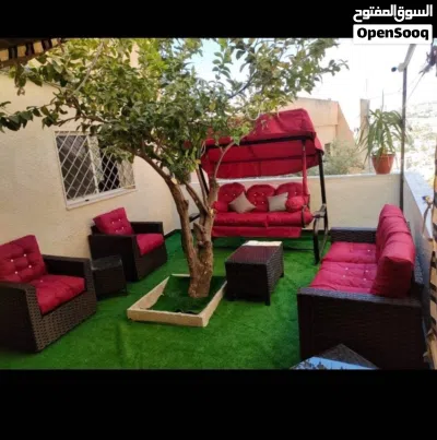 طقم راتان عشر مقاعد فخم جدا مع طاولتين وسط 2