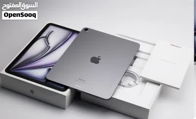 I pad Air 6 128 GB Space Gray أيباد 6 اير بحالة الوكالة مع كامل الملحقات 2