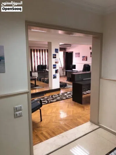 فرصه للجدين مكتب مفروش ومكيف في موقع مميز جدا محي الدين ابو العز المهندسين 2