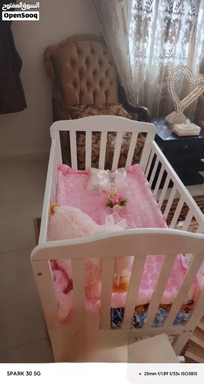 تخت بيبي ابيض 2