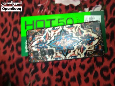 انفنكس هوت 50 برو بلاص جهاز شرط الفحص اذا بي زلغ يرجع جهاز شاشه منحيه كامل ملحقاته 3