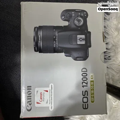 كاميرا كانون Canon EOS 1200D مع عدسة 18-55mm بحالة ممتازة 4