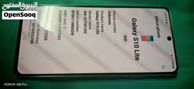 Used Samsung Galaxy S10 Lite in Excellent Condition with Charger – White, 1-2 Years Old 2
