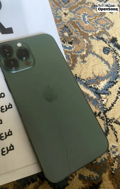 ايفون 13 برو مكس بلون اخضر عيب لا تليفون كسبة 3