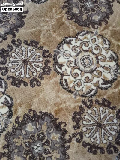 سجاد قص بحاله ممتازه ذهبي بني 2