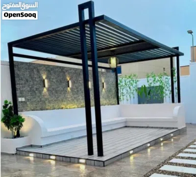 تنسيق حدائق وتنفيذ ملاعب وتصميم المظلات 4