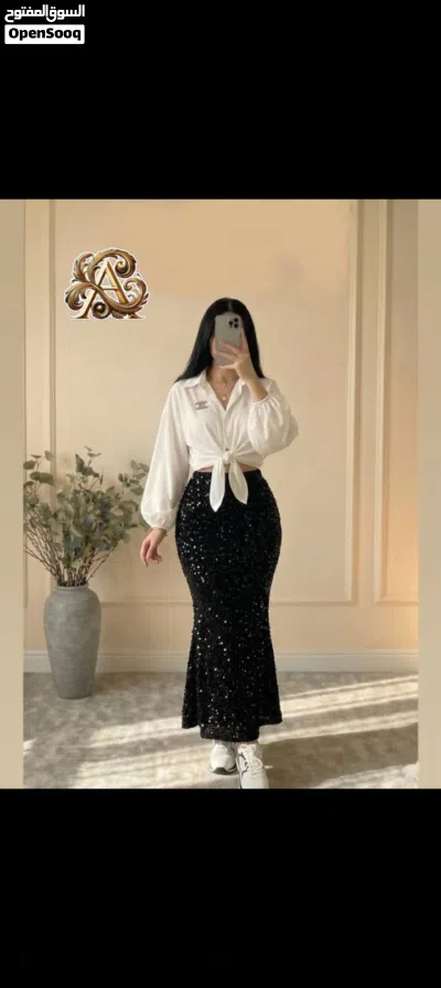 *تــرنــد الطقوم وصل جــديــد* *طقم قطعتين فخمممم جددداً شميز بقصه احترافيه 4