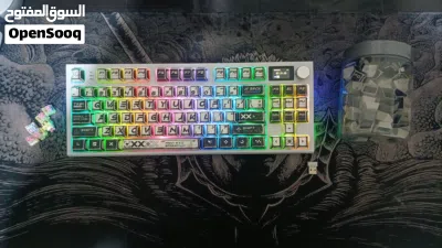 كيبورد Attack Shark K86 معدل للبيع نظيف + إضافات. 4