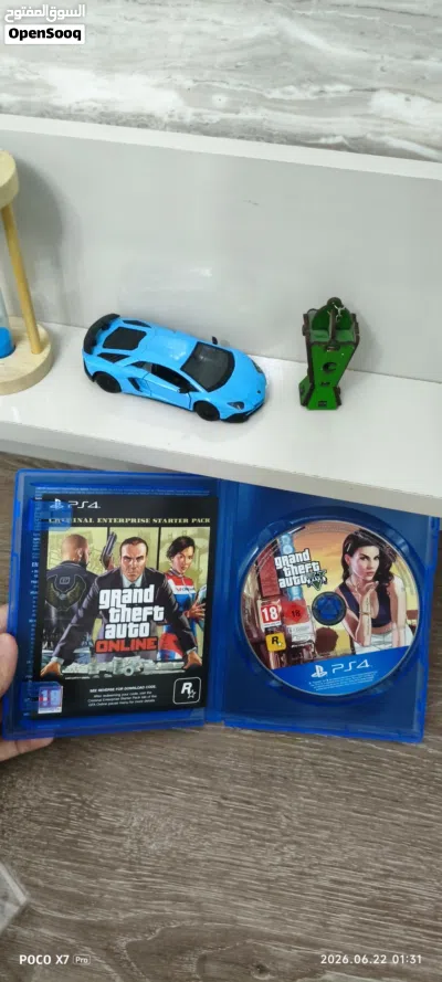 دسكة GTA5 للبلايستيشن 4 شبه جديدة استعمال شهر وشوية 3