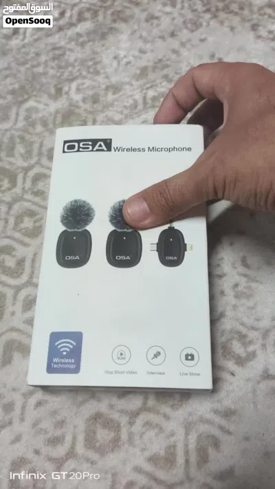 ميكروفون لاسلكي مزدوج (Wireless Microphone) من شركة OSA 2