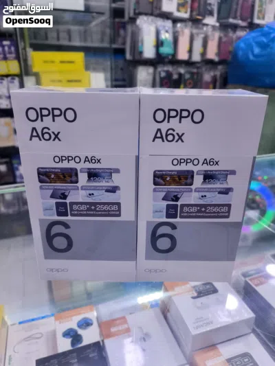 جهاز جديد oppo A6c رام 8 جيجا 128 و 256 مكفول سنة متوفر توصيل وهدايا 3