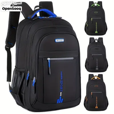 حقيبةكبيرة ممتازة ، للدراسة والسفر ، وبحجم اللابتوب ، فقط 35 درهما Excellent large bag, suitable fo 4