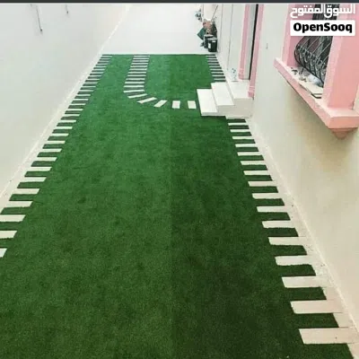 بيع تنسيق حدائق تركيب الثيل الصناعى والشبك التركى وزرع الثيل الطبيعى توريد وتركيب البلاط المتتداخل 4