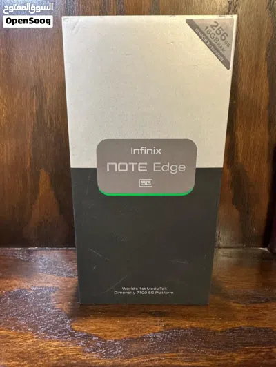 Infinix ( Note Edge 5g ) Blue Mobile Phone with 256GB Storage - Brand New - كفالة الشركة لمدة سنة 2