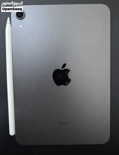 للبيع iPad Mini 6 (Space Gray) سعة 256 GB الملحقات كفرين و ابل بنسل وواقي شاشه اصلي اقرا الوصف 2