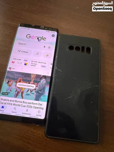 Samsung note 8 تلفون مستعمل مع بعض الملاحظات 3