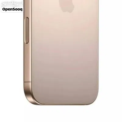 للبيع iPhone 16 Pro Max - سعة 512GB - لون ذهبي صحراوي (Desert Titanium) - بحالة الوكالة (97% بطارية) 3