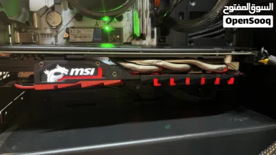 كرت شاشة GTX 1060 6 gb مستعمل للبيع نظيف ولا يشكو من شي تعال و افحص شركة msi السعر 38 ريال 4