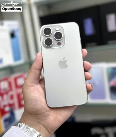 عرض خاص : iPhone 15 pro 128gb هاتف بحالة الوكالة بدون اي شموخ أو مشاكل مع ضمان و ملحقات و بأقل سعر 2