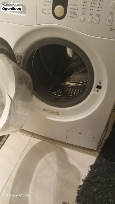 غسالة سامسونج لبيع ما شاء الله عليها ستعمل خفيف 7كيلو فل وتمتلك 2