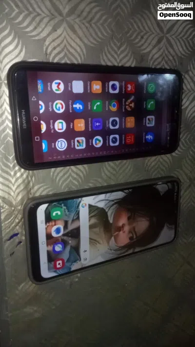 Huawei y7 and samsung 2