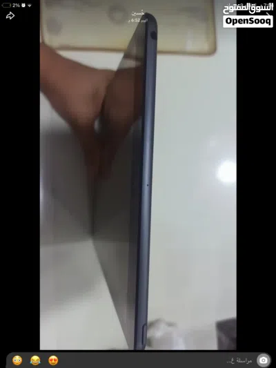 ايباد الجيل التاسع مستعمل بصوره جيده كلشي ما مبدل بي ويا الكارتون و الشاحنه اخو الجديد 3