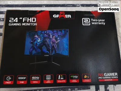شاشة ألعاب NS GAMER بوصة24 FHD 180Hz - أداء احترافي وسعر مميز + قابل لتفاوض 2