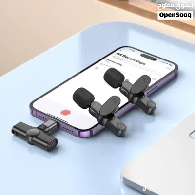 للبيع مايك لاسلكي نوع BOROFONE BKF15 Dual Mic Wireless Microphone جديد شبه مش مستخدم 4