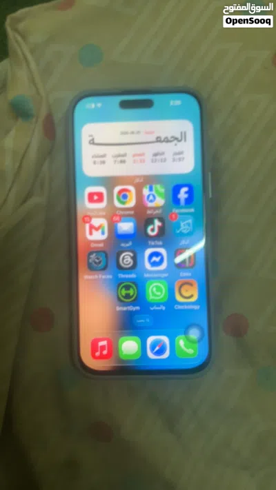 للبيع 16 برو ماكس حاله ممتازه التليفون يعمل بحالة جيدة جدا فقط تم تغيير الشاشة بطارية 90 2